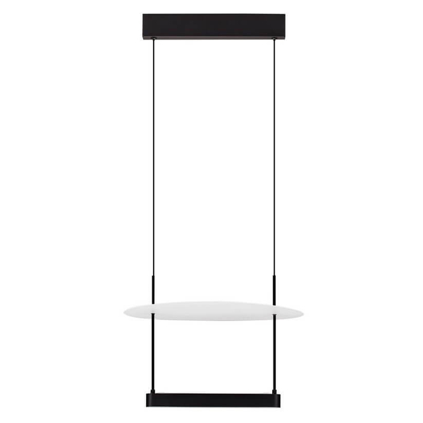 Lampa wisząca TIRAQUE LE44632 LED 29W 2700K na listwie czarna biała