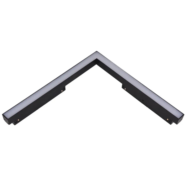 Szynowa oprawa Magneto Abigali LWQ-M09 LED 24W l-kształtna czarna 
