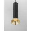 Metalowa wisząca lampa MARENZO LE45600 nad stół czarna złota