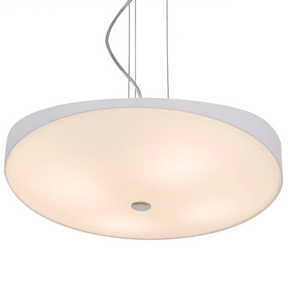 Biała lampa wisząca Campana AZ0566 Azzardo do przedpokoju biała