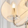 Lampa ścienna z abażurem hampton ecru nikiel Nixon OUTLET