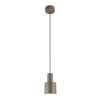 Wisząca lampa Agudo 319400141 szara tuba 1x10W E27 z regulacją