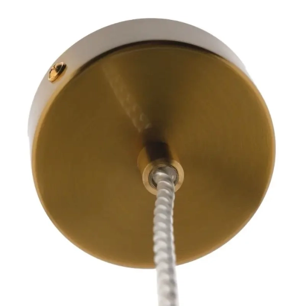 Kula lampa wisząca GLOBO GLOBO-HD80307-G4 szklana złota