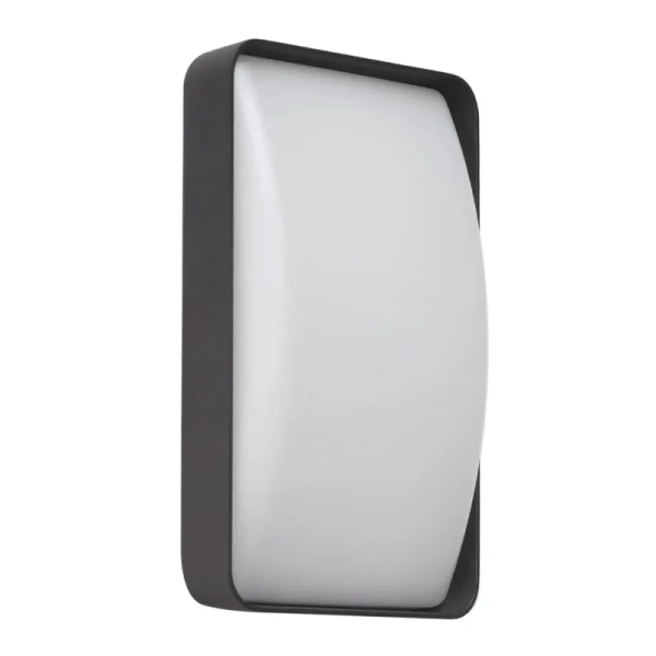 Naścienna lampa MORTEN grafitowa biała AZ6637 1xLED 10W 3000K IP54