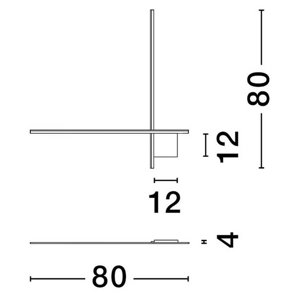 Lampa naścienna CHOTA LE44308 LED 20W 3000K do sypialni czarna złota
