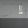 Metalowy kinkiet GIADA 283400106 chrom z regulacją 1xGU10 IP44