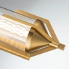 Szklany kinkiet łazienkowy Espada QN-ESPADA-2W-BG LED 23W 3000K IP44 złoty