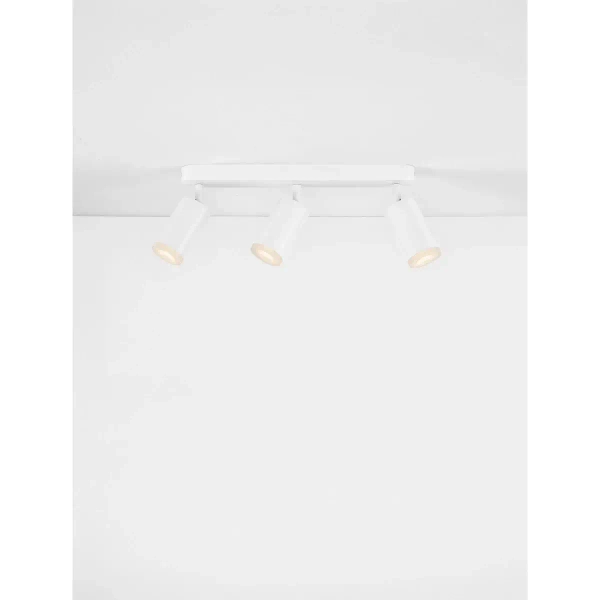 Tuba lampa sufitowa ZENFARO LE45680 do salonu biała