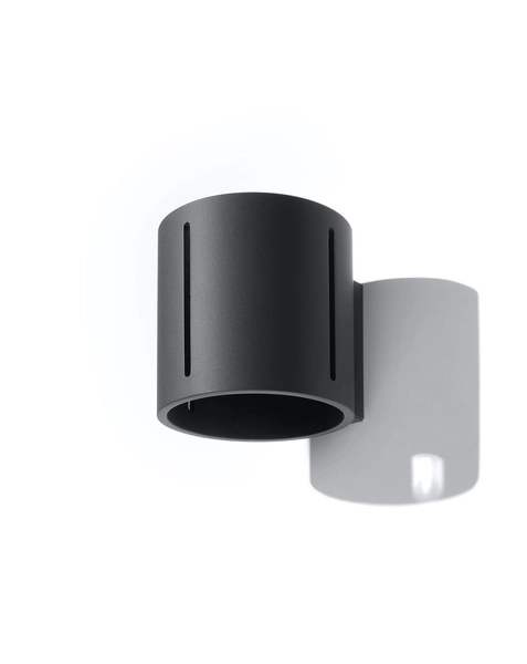 Kinkiet LAMPA ścienna SL.0353 tuba OPRAWA tuba czarna