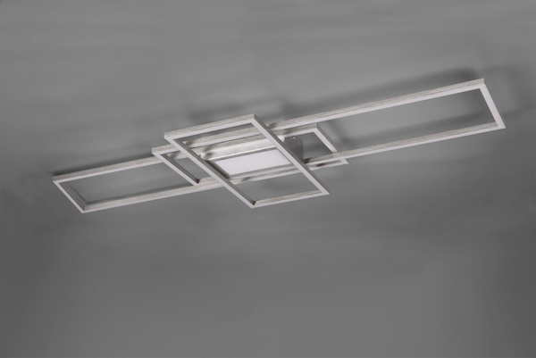 Natynkowy plafon z pilotem ALYRON DL407620010 LED 60W srebrny