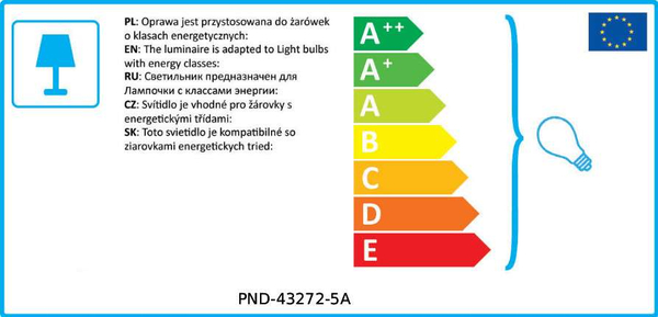 Żyrandol LAMPA wisząca ZANOBI PND-43272-5A Italux abażurowa OPRAWA zwis na łańcuchu klasyczny brąz antyczny szary