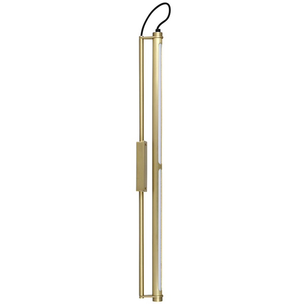 Ścienna LAMPA tuba LEVINGTON WL-1154-1-GD Italux kinkiet OPRAWA metalowa LED 15W 3000K industrialna złota