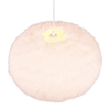 Lampa wisząca Furry R31581901 kulista pluszowa biały