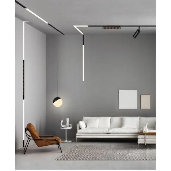 Lampa wisząca Abigali LWQ-M23B LED 7W 3000K do szyn magnetycznych czarna