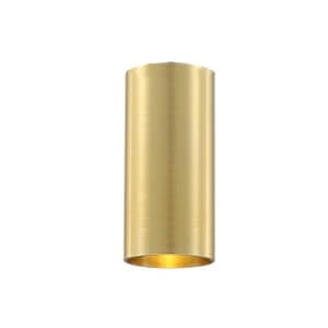 Lampa przysufitowa punktowa Stala 301001005 Elkim salonowa tuba złota