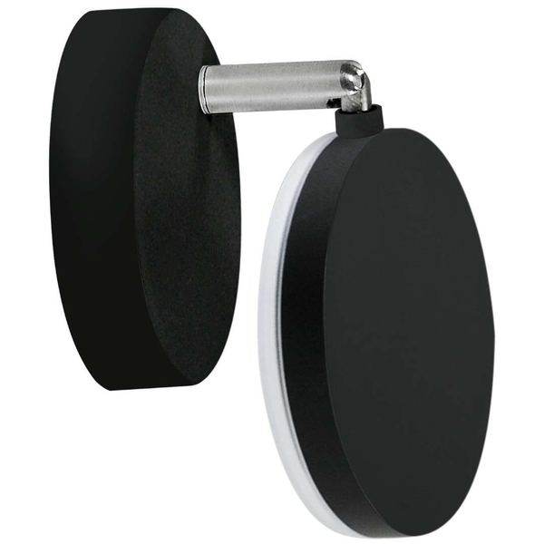 Kinkiet LAMPA ścienna CAPRI 308375 Polux regulowana OPRAWA okrągła LED 5W 3000K czarna