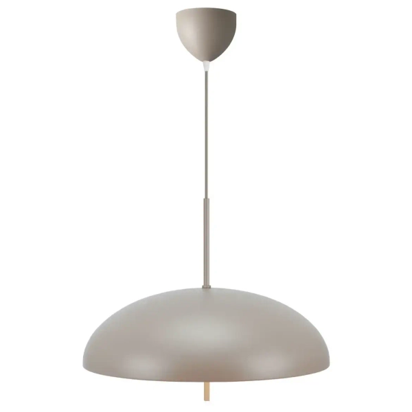 Wisząca lampa do salonu Versale 2220053009 DFTP kopułowa beżowa