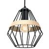 LAMPA wisząca CLIFF MLP5524 Milagro druciana OPRAWA metalowa klatka ZWIS skandynawski czarna