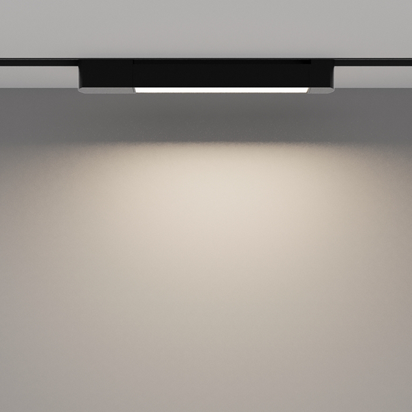 Podłużna 1-fazowa lampa szynowa Basis TR104-1-12W4K-B-DE LED 12W 4000K czarna