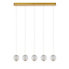 Kulista lampa wisząca CINTRA 13499/21/60 LED 21W 2700K złoty przezroczysty