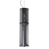 Lampa wisząca tuba Aeris LP-2137/2P SM LED 25W CCT czarna przydymiona