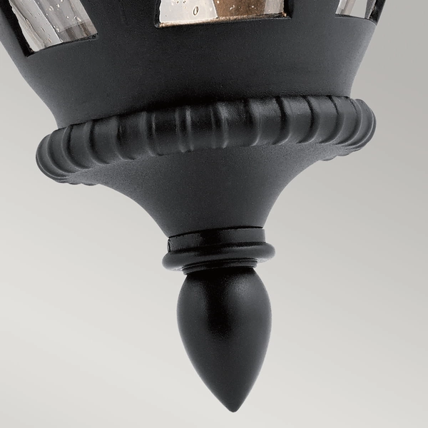 Kinkiet do ogrodu KL-ADMIRALS-COVE-L Kichler na elewację retro czarny