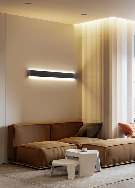 Kinkiet listwa naścienna Galasso AZ5342 LED 30W 3000K czarna