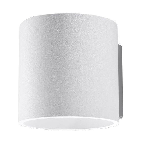 Kinkiet LAMPA ścienna SL.0050 metalowa OPRAWA tuba biała