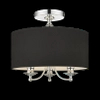 Natynkowa lampa sufitowa Abu Dhabi hampton czarny chrom