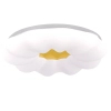Designerski plafon Ariva LP-8321/1C-40 WH LED 23W 4000K biały złoty