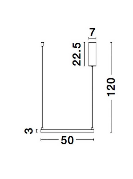 Kwadratowa lampa wisząca Jaen ramka square LED 30W czarna