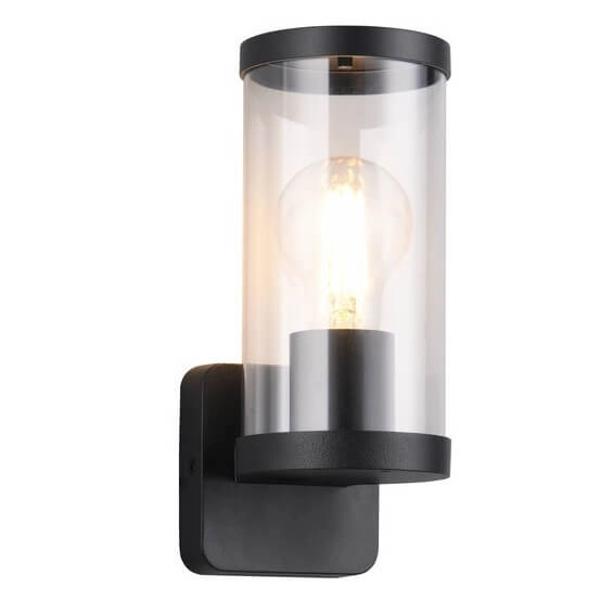 Zewnętrzna lampa przyścienna Bonito R21596132 IP44 czarny
