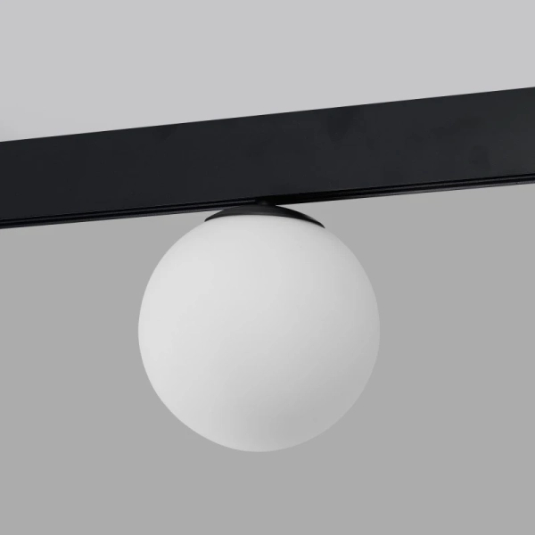 Jednoobwodowa sufitowa lampa ALFA czarna biała AZ7098 LED 10W 3000K kulista