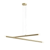 Modernistyczna lampa wisząca TUBO 1072L40 do salonu mosiądz