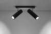 Reflektorowa LAMPA sufitowa Direzione SL.0500 Sollux regulowana OPRAWA listwa spot tuby czarne