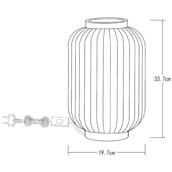 Stojąca LAMPKA stołowa GOSSE 13535/34/31 Lucide porcelanowa LAMPA plisowana angielska biała
