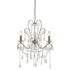 Żyrandol z kryształkami L&-195524 Light& pałacowy na łańcuchu srebrny