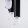 Sufitowa lampa do salonu Glam 326638 loftowa sople metalowa czarna