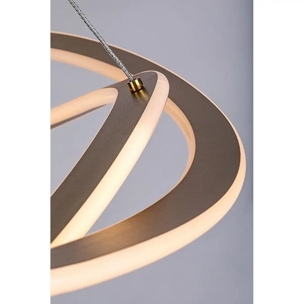 Podwójny ring wisząca lampa Kallira 72282 LED 72W 3000K złoty