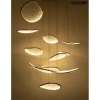 Złota lampa wisząca MEDUSA MSE1501100590 1xLED 122W 4000K glamour