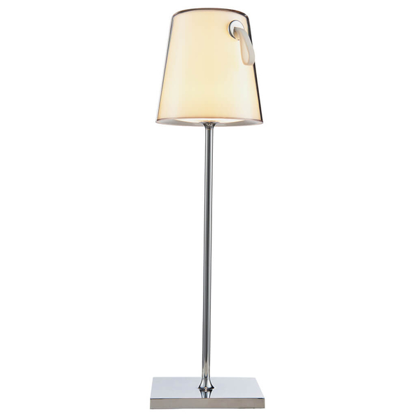 Ledowa lampa stołowa Ostap TB-2749-CH Italux 5W 3000K+RGB IP54 chromowa