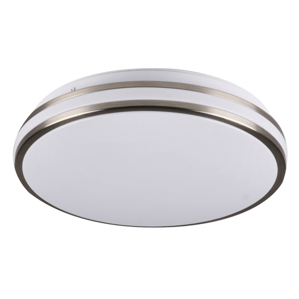 Nowoczesna lampa sufitowa Orbit okrągła LED 15W 4000K nikiel