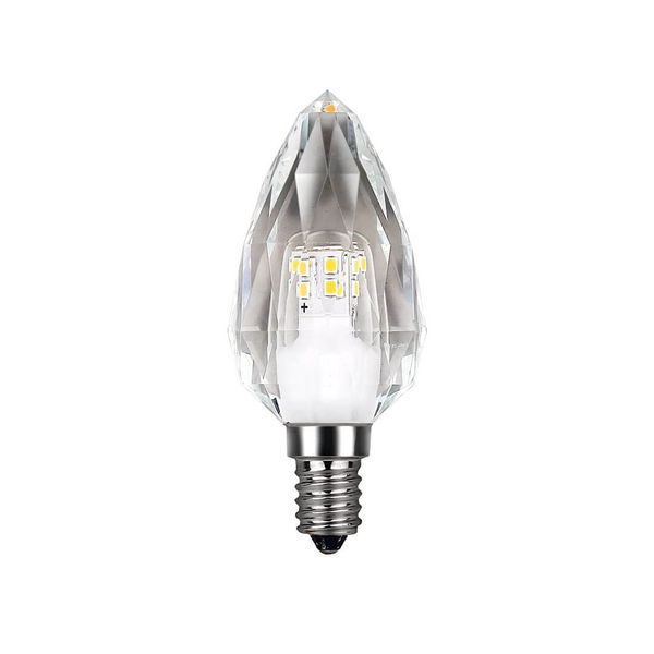 Kryształowa żarówka E14 C37 LED 4W 4000K 500 lm świeczka