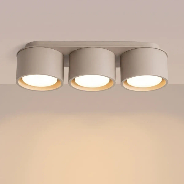 Potrójna lampa sufitowa MODO kaszmirowa SL.2448 3xGx53 tubki
