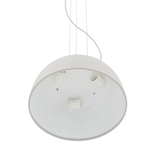 Zwisająca lampa Satellite 11226 Nowodvorski do sypialni jedwabisty szary