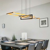 Wisząca lampa LED ZENITRA DL308320310 zwis 34W 3000K złote ramki
