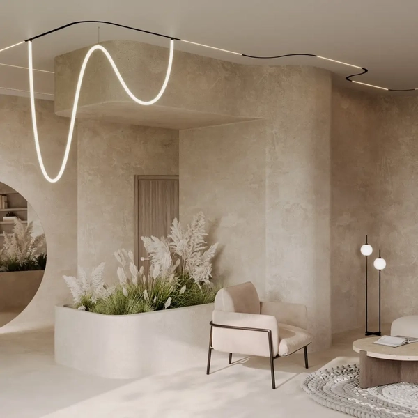 Wykrzywione złącze do szyn magnetycznych Exility TRA044-angle.12B czarne