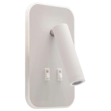 Kinkiet LAMPA ścienna OTELLO LED D 03723 Ideus metalowa OPRAWA tuba LED 6W 3000K + 3W 4000K regulowana biała