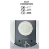 Zewnętrzny kinkiet ścienny MOON 5206001118 LED 11,1W 3000-4000K IP44 szary