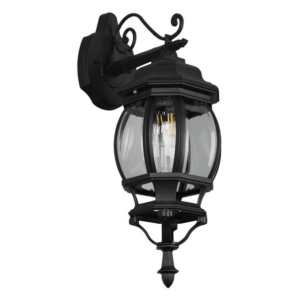 Lampa na elewację Elvo 206960132 tarasowa IP23 czarna